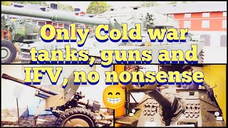 Cold war tanks howitzers IFVs and more no fillers all panzer [upl. by Komarek]