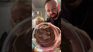 Degustation Mousse Danette chocolat noir degustation shortyoutube danette yummy humour asmr [upl. by Aron827]