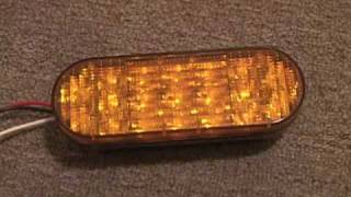 AL Lightech  6quot Oval LED STT Amber Truck Lights [upl. by Dobson739]