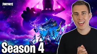 FORTNITE SEASON 4 FIRST TIME GAMEPLAY AND REACTION [upl. by Anigar142]