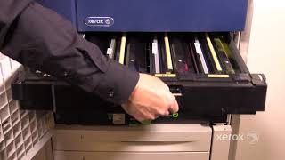 Xerox® Color C60 70 How to Repalce the Drum Cartridges [upl. by Kosak972]