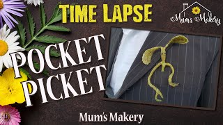 Making a Pocket Picket Bowtruckle needle felting tutorial Time Lapse [upl. by Keverian]