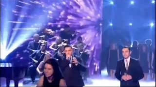 Simon Cowell Get hit by eggs Britains Got Talent 2013 final on Richard and Adam [upl. by Ellery176]