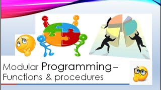 Pseudocode Development  Modular Programming Function and Procedures [upl. by Eolanda]