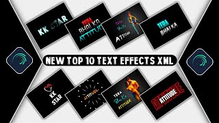 Text Animation Presets For Alight Motion  Alight Motion Text Effect XML File  text effect presets [upl. by Marcin]