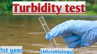 Turbidity test [upl. by Mosa849]