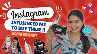 10 products that Instagram Reels influenced me to BUY  Kashika [upl. by Akilak]