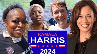 Kamala Harris Rally In Atlanta Voter Opinions [upl. by Nylesor222]