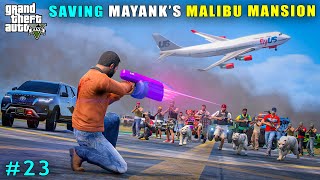 The Biggest Mafia Committed Powerful Attack On Michael  Gta V Gameplay [upl. by Annaeel]