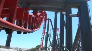 X2 HD POV Six Flags Magic Mountain [upl. by Oirevas]