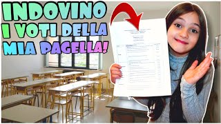 Indovino i VOTI della mia PAGELLA DI SCUOLA per il primo Quadrimestre in Quinta Elementare😉 [upl. by Ondrej]