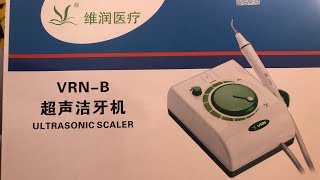 Dental Ultrasonic Scaler Model B Make VRN fixed hand piece with 5 tips [upl. by Tillfourd]