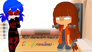 MLB characters react to transformations [upl. by Belamy569]