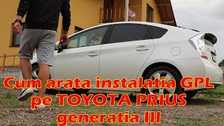 Instalatie de GPL sau LPG pe Toyota Prius gen III [upl. by Porter]