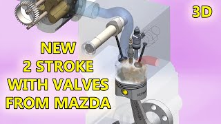 New 2 Stroke with valves from Mazda will blow your mind 🤯 [upl. by Weinberg]