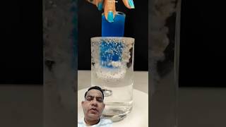 Blue curacaosatisfying experiment drink viralvideo [upl. by Suivatram]