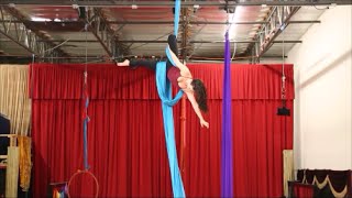 Bullet Drop  Aerial Silk Tutorial with Aerial Physique [upl. by Sualokin]