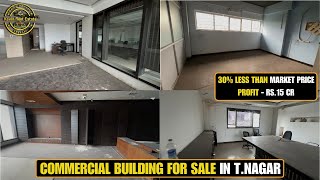 ID 1972  Commercial Building For Sale In TNagar  30  Less then Market Price [upl. by Gentilis]