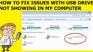 How To Fix Issues With USB Drive Not Showing In My Computer [upl. by Llebpmac461]