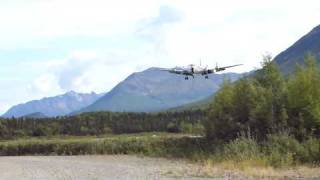 Everts Air Fuel Landing at Port Alsworth [upl. by Bekha841]