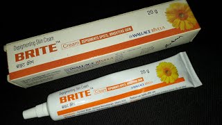 Brite Cream Review Hindi [upl. by Mella]