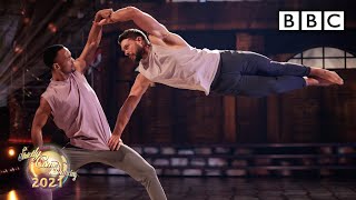 John Whaite and Johannes Radebe dance Couples Choice to Hometown Glory by Adele ✨ BBC Strictly 2021 [upl. by Ytsur153]