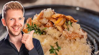 Risotto mit Pfifferlingen  Mein Highlight der Woche [upl. by Hilbert215]