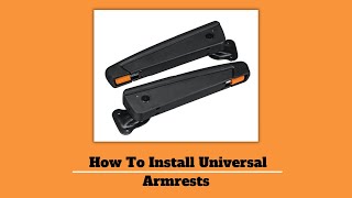 Installing Universal Armrests In Hyundai I800  DIY  Campervan  VW Camper [upl. by Nevets]