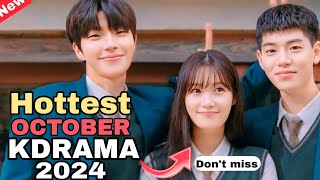 5 Hottest Korean Dramas To Watch in October 2024  Netflix Viki prime video JTBC [upl. by Kellby456]