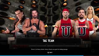 Two Dudes With Attitudes Vs Chase UWWE 2K24 [upl. by Samp]