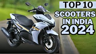 Top 10 Best Scooter In India 2024  Best Scooty To Buy in 2024  Features amp Specifications In Hindi [upl. by Conal133]