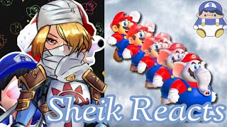 Sheik reacts to Mario Reacts To Nintendo Memes 14 ft SMG4 [upl. by Ellen]