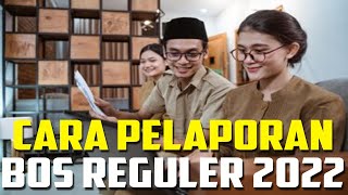 CARA PELAPORAN BOS REGULER TAHUN 2022 [upl. by Inej]