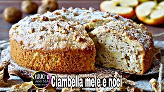 CIAMBELLA MELE E NOCIRICETTA FACILE [upl. by Gherardo]