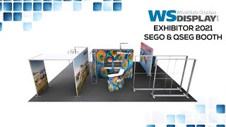 Exhibitor Live 2021 WS Display QSEG and SEGO Booth Walk Around [upl. by Notlek10]