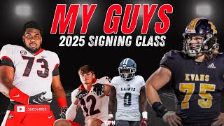 2025 National Signing Day  MY GUYS in Signing Class for Georiga Football [upl. by Nisse]