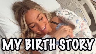 GO into LABOR WITH ME My Birth Story [upl. by Deppy]