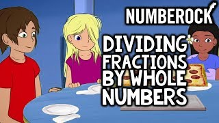 Dividing Fractions by Whole Numbers Song [upl. by Enileoj]