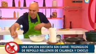 Recetas sin carne Triángulos con mil rellenos vegetarianos Parte 1 [upl. by Gibby826]