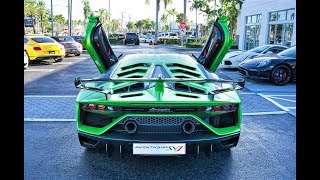 Lamborghini Aventador SVJ BEAST ARRIVAL to Lamborghini Miami Start Up amp Drive FIRST IMPRESSION [upl. by Nesaj559]