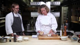 Cooking Foie Gras with Chef Wylie Dufresne and Ariane Daguin [upl. by Liw]