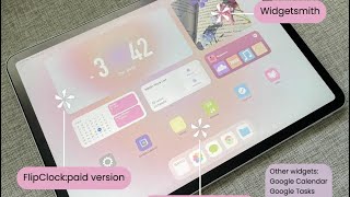 How to customize your iPad 💛  Aesthetic widgets app icons wallpapers [upl. by Acisse]