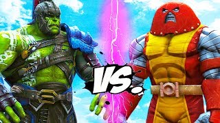 GLADIATOR HULK VS UNSTOPPABLE COLOSSUS  EPIC BATTLE [upl. by Kohcztiy]