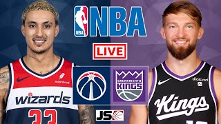 Washington Wizards vs Sacramento Kings nba live scoreboard today [upl. by Yonah]