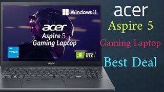 acer Aspire 5 Gaming Laptop  Intel core i5 12 Gen Processor  Dual Cooling system  Under 50k [upl. by Ardyaf]