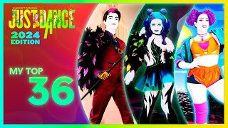 Just Dance 2024 Edition  My TOP 36 so far  Official Song List Ranking [upl. by Nnyloj130]