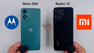 Motorola G04 VS Redmi 12  Speed Test [upl. by Partridge60]