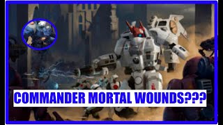 Mortal Wound Commander  Tau Empire  10th Edition [upl. by Kcirddec]