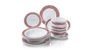 HSN  Item 276298  Corelle® for Joy 16piece Dinnerware Set with Bonus Platter [upl. by Magner]