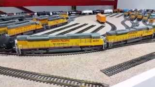 Kato SD90 x 3 all Union Pacific great [upl. by Elrae796]